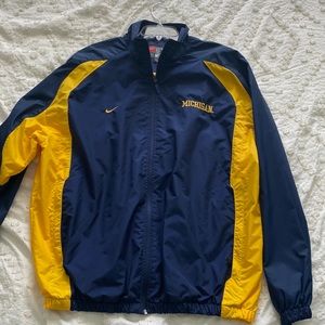 Authentic Michigan Nike athletes team apparel.